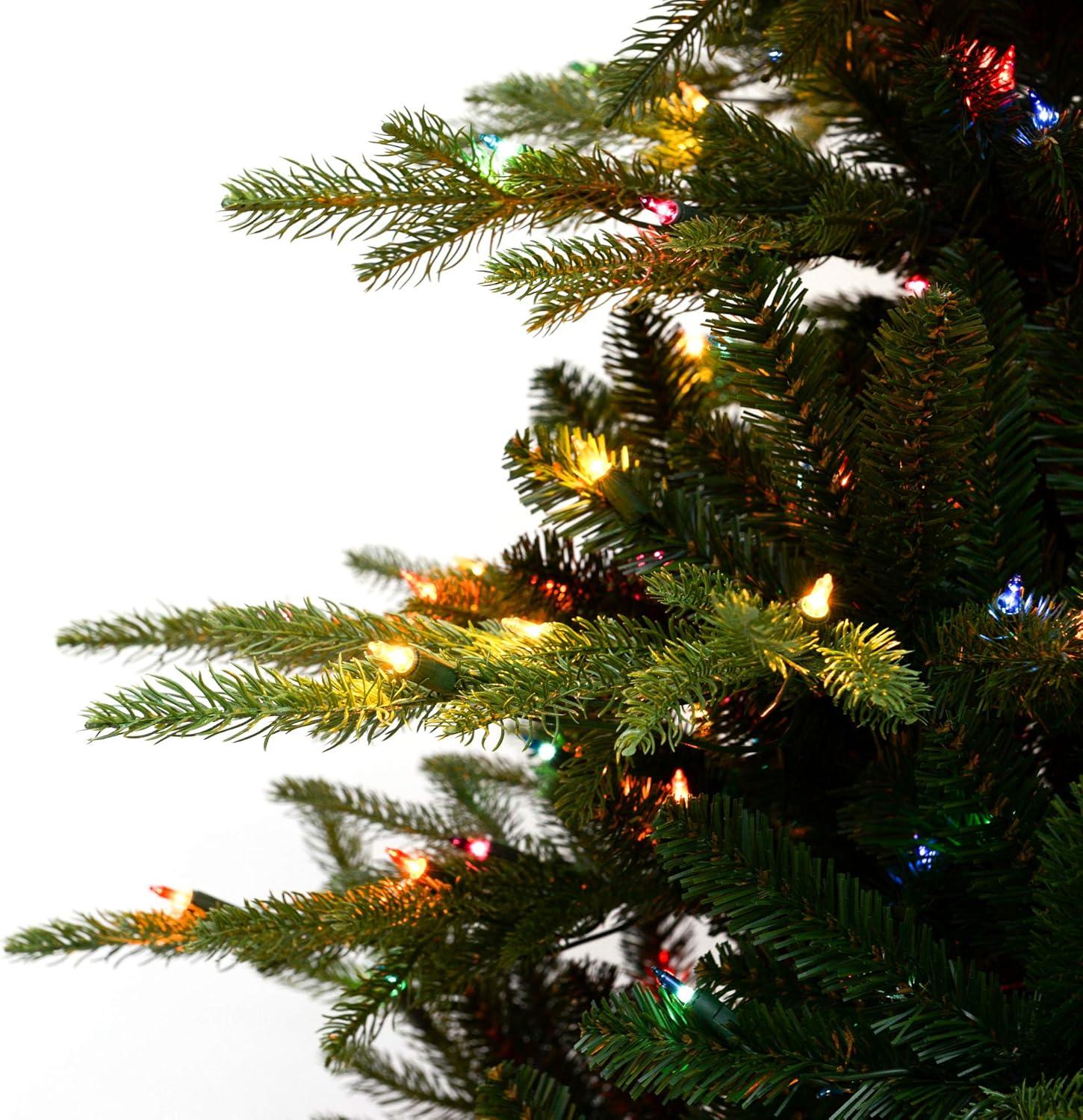 imageMartha Stewart Natural Pine 75 MU PreLit Artificial Christmas Tree Feet Multicolored LightsMulticolored Lights