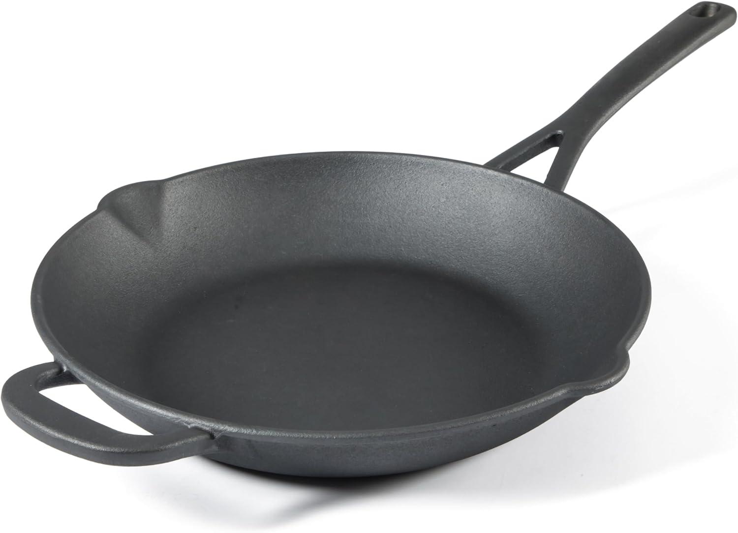 imageMartha Stewart Pre Seasoned Cast Iron 12quot SkilletCast Iron