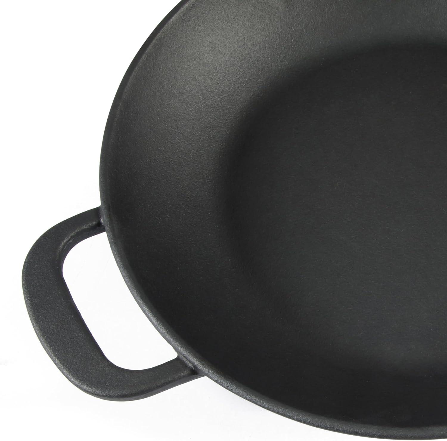 imageMartha Stewart Pre Seasoned Cast Iron 12quot SkilletCast Iron