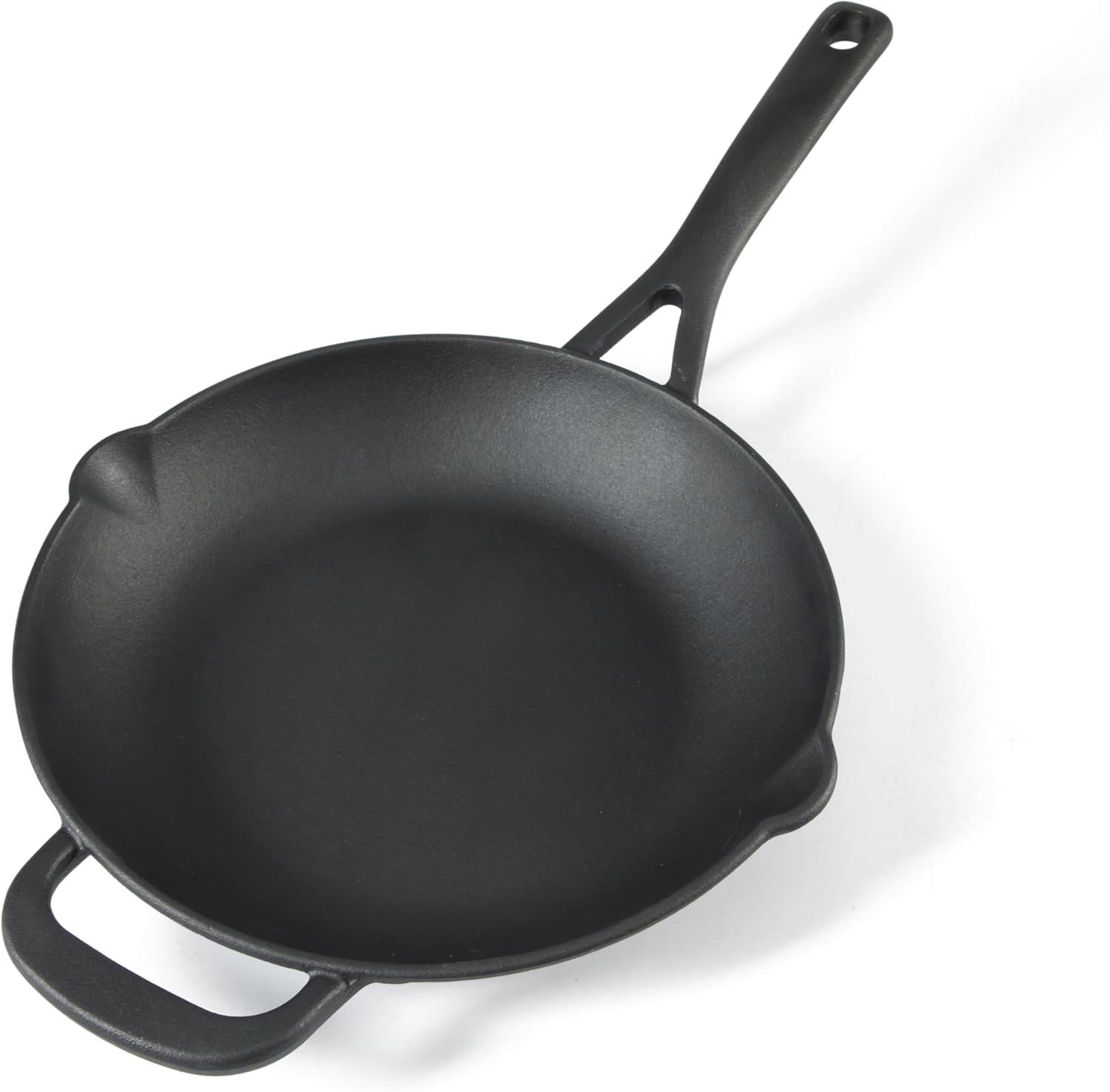 imageMartha Stewart Pre Seasoned Cast Iron 12quot SkilletCast Iron