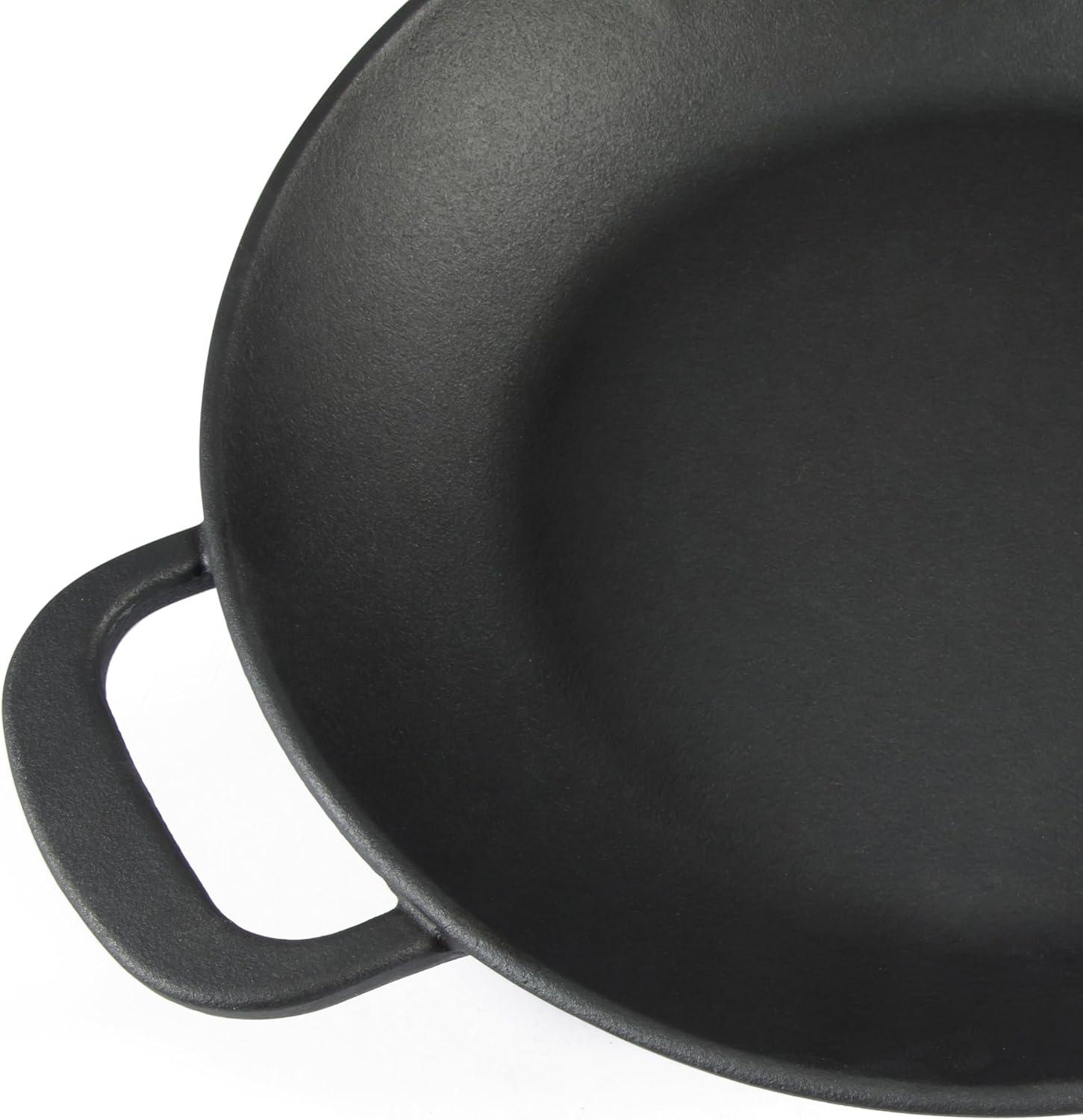 imageMartha Stewart Pre Seasoned Cast Iron 12quot SkilletCast Iron