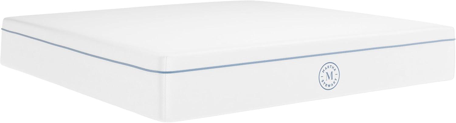 imageMartha Stewart SleepComplete King Mattress in a Box Firm Pocket Spring and Foam Hybrid Mattress DualAction Cooling 5Way Zoning Coolweave Cover 12 quot WhiteKing