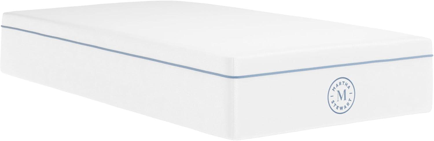 imageMartha Stewart SleepComplete King Mattress in a Box Firm Pocket Spring and Foam Hybrid Mattress DualAction Cooling 5Way Zoning Coolweave Cover 12 quot WhiteTwin