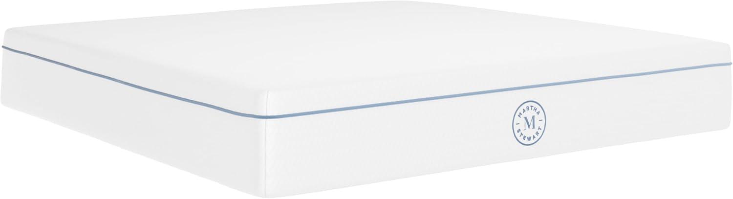 imageMartha Stewart SleepComplete Queen Mattress in a Box MediumFirm TripleAction Cooling Gel Memory Foam Mattress Removable Coolweave Jacquard Cover 12quot WhiteKing