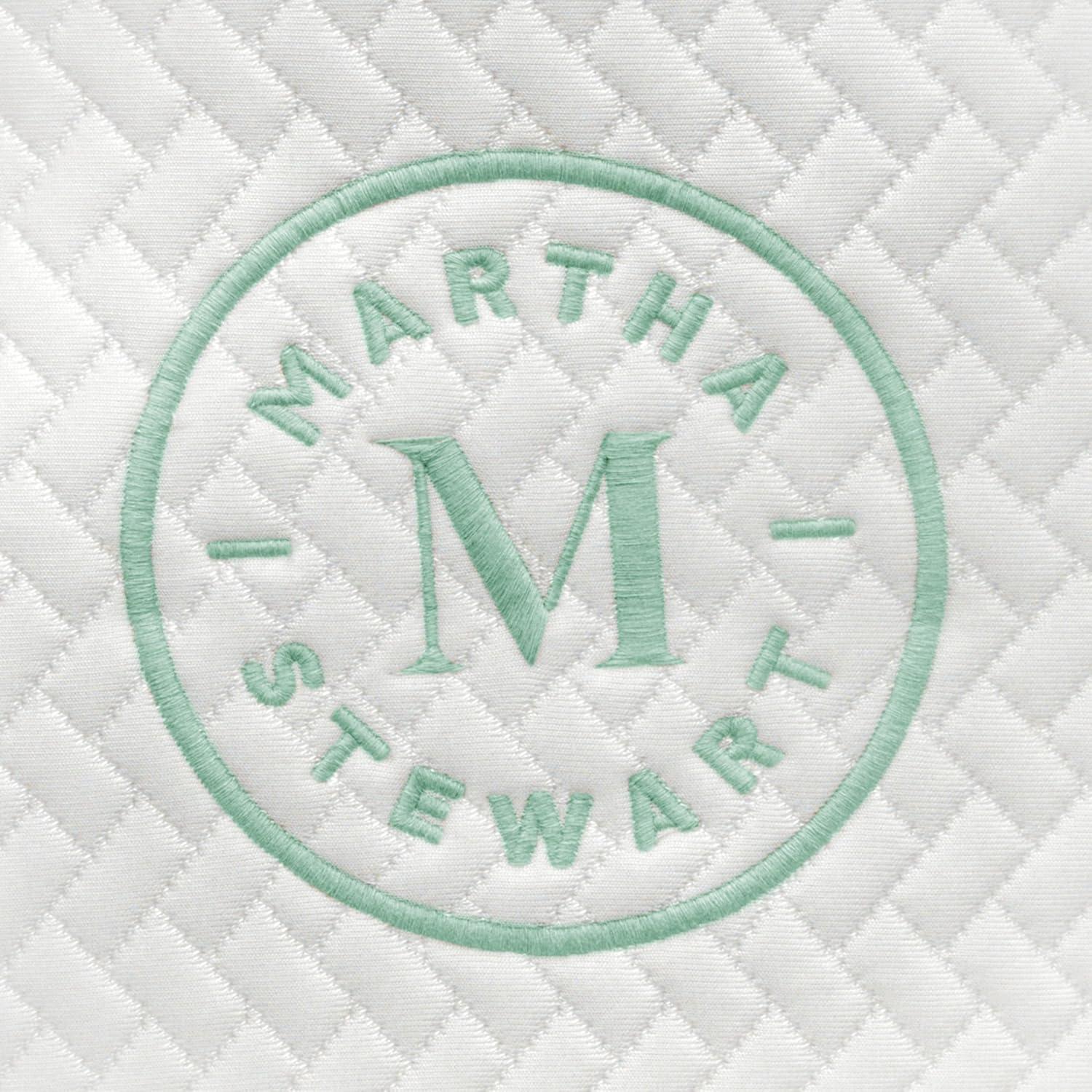 imageMartha Stewart SleepComplete Queen Mattress in a Box MediumFirm TripleAction Cooling Gel Memory Foam Mattress Removable Coolweave Jacquard Cover 12quot WhiteFull