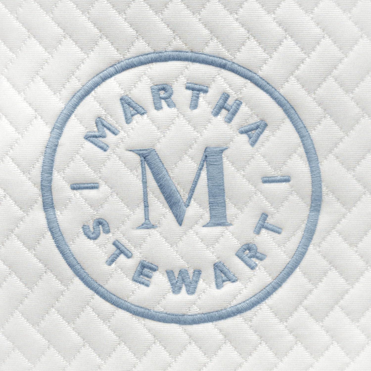 imageMartha Stewart SleepComplete Queen Mattress in a Box MediumFirm TripleAction Cooling Gel Memory Foam Mattress Removable Coolweave Jacquard Cover 12quot WhiteFull