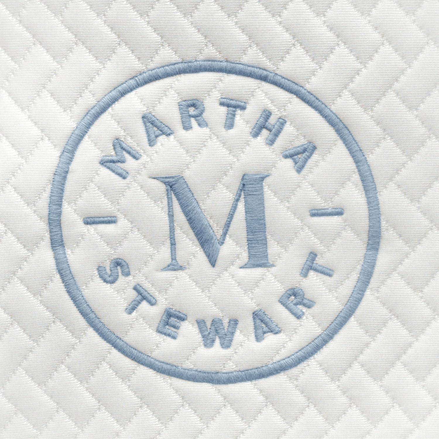 imageMartha Stewart SleepComplete Queen Mattress in a Box MediumFirm TripleAction Cooling Gel Memory Foam Mattress Removable Coolweave Jacquard Cover 12quot WhiteKing