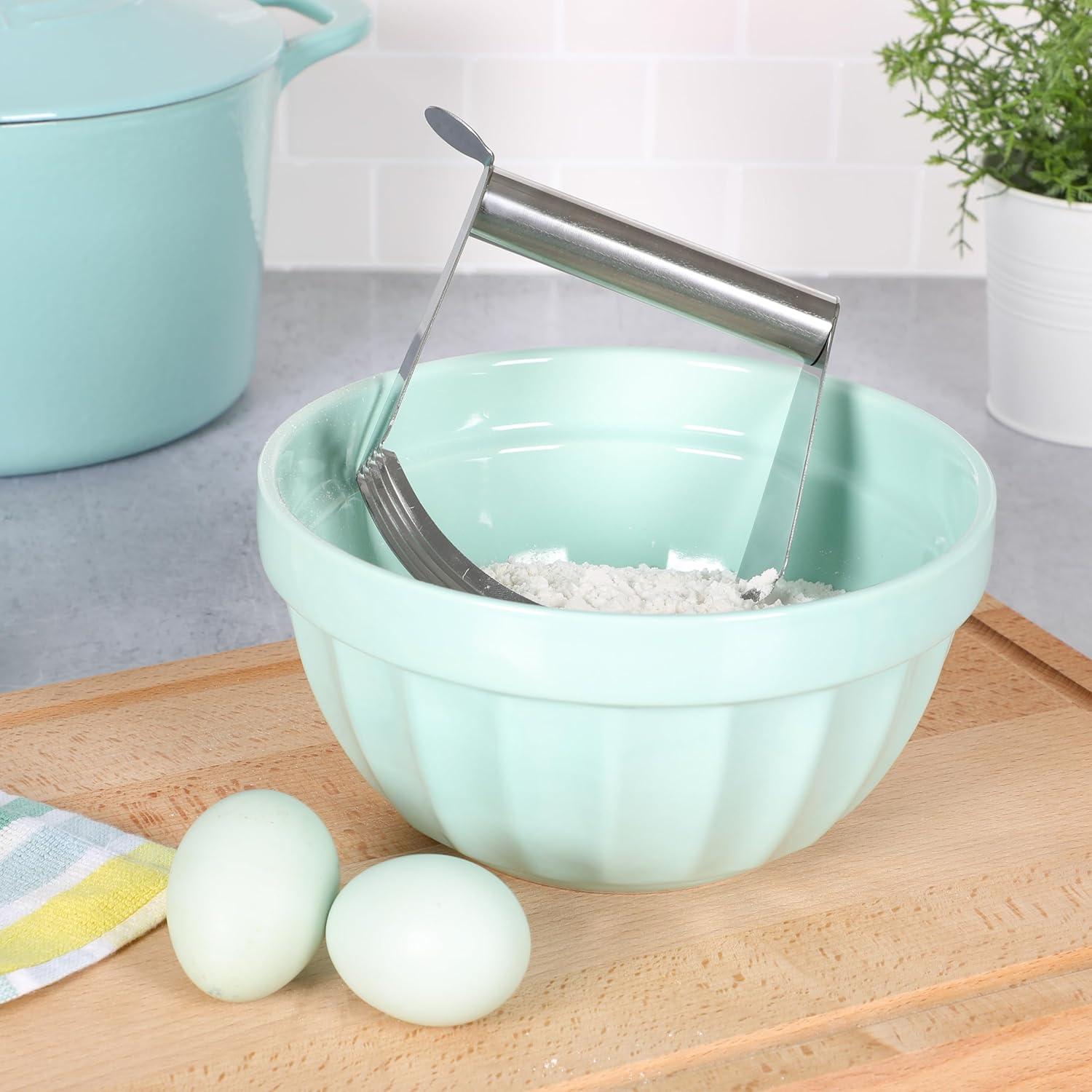 imageMartha Stewart Sprucedale Stainless Steel Professional Dough and Pastry Blender