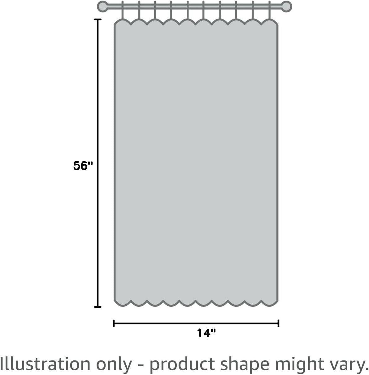 imageMartha Stewart Ticking Stripe 3Piece Window Curtain Valance and Tiers Set White IndigoWhite Grey
