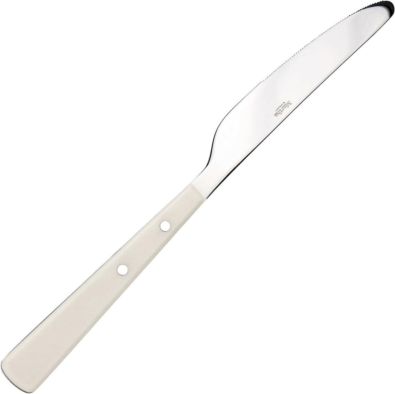 imageMartha Stewart Watercliffe 16 pc Flatware Silverware Set Stainless Steel Utensils Forks Spoons Knives Service for 4 LinenWatercliffe Linen