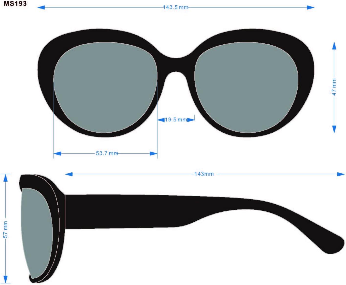 imageMartha Stewart Womens Ms193 Retro Modern Uv400 Protective Oval SunglassesTimeless Gifts for Her 537mmOlive Wood