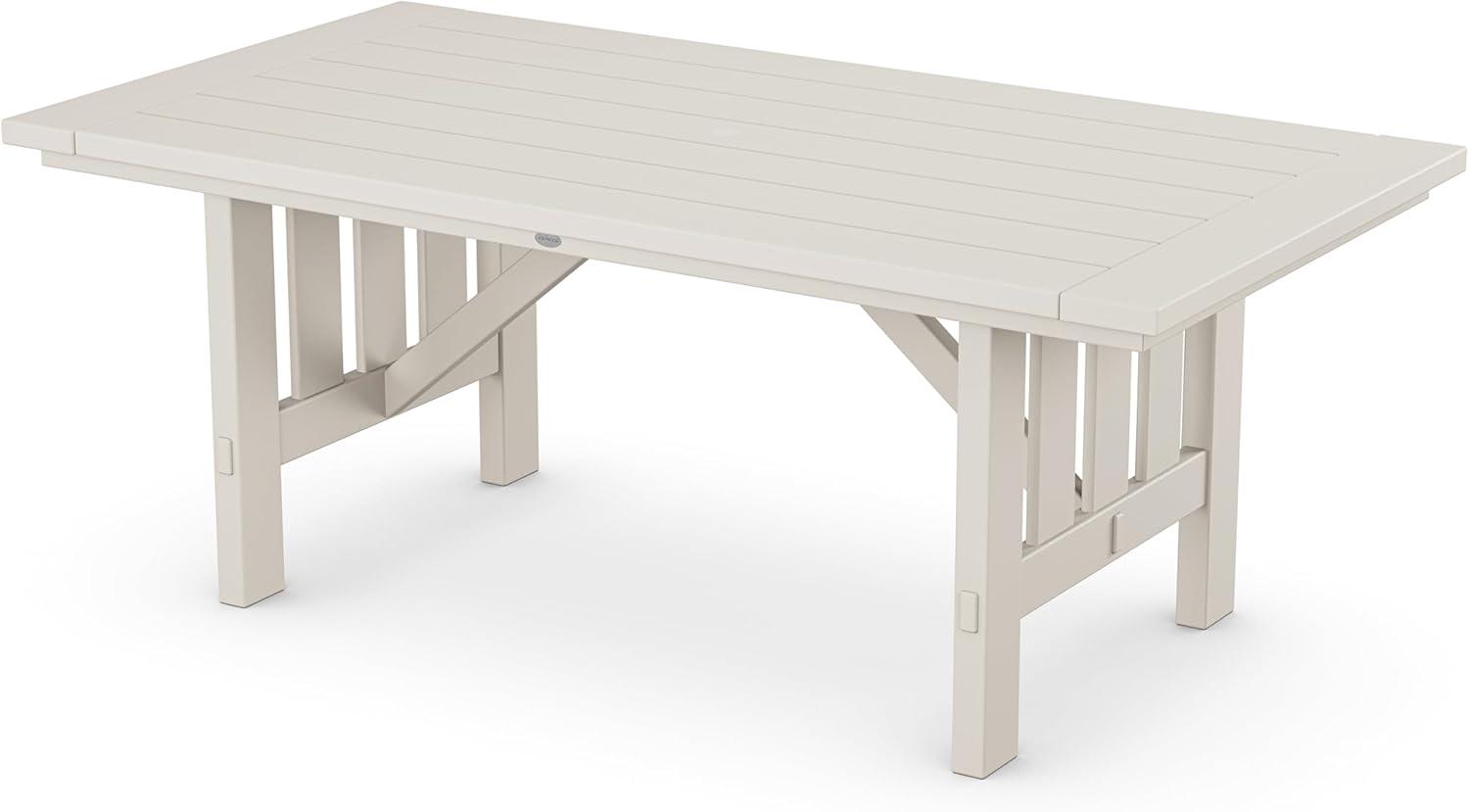 imageMartha Stewart by POLYWOOD Acadia 5Piece Dining Set with Benches in TeakSand