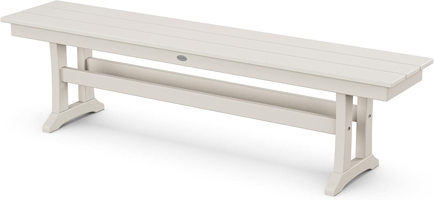 imageMartha Stewart by POLYWOOD Acadia 5Piece Dining Set with Benches in TeakSand