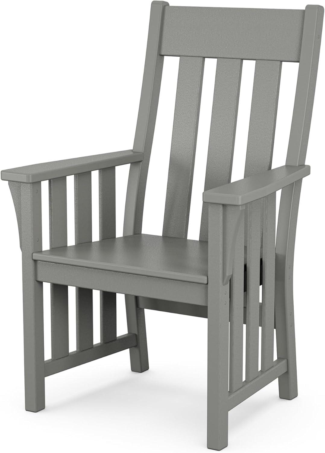 imageMartha Stewart by POLYWOOD Acadia 5Piece Dining Set with Benches in TeakSlate Grey