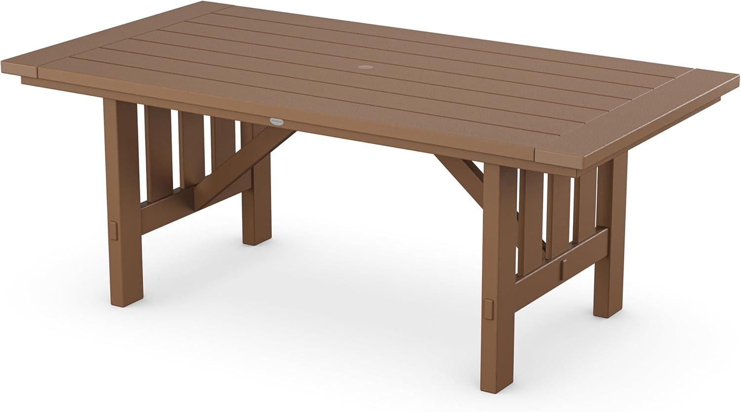 imageMartha Stewart by POLYWOOD Acadia 5Piece Dining Set with Benches in TeakTeak