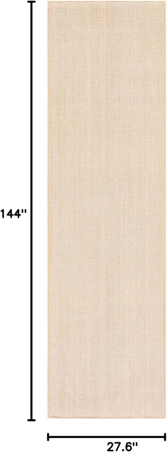 imageMartha Stewart x SAFAVIEH Area Rug Collection 23quot x 8 Runner Red Sisal ampamp Jute Farmhouse Style Ideal for Living Room Bedroom Foyer Hallway MSR9501QBeigeIvory