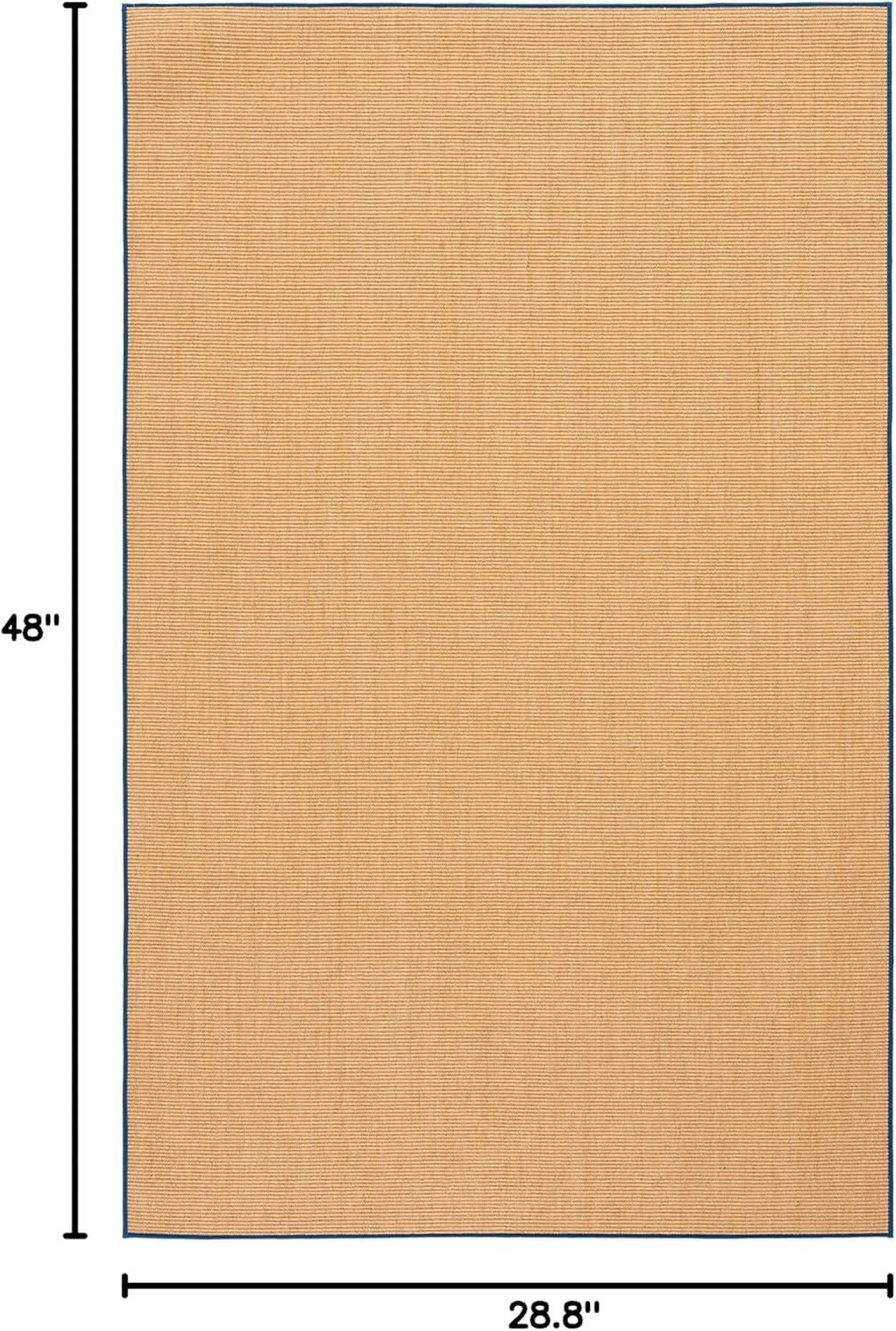 imageMartha Stewart x SAFAVIEH Area Rug Collection 23quot x 8 Runner Red Sisal ampamp Jute Farmhouse Style Ideal for Living Room Bedroom Foyer Hallway MSR9501QNaturalNavy