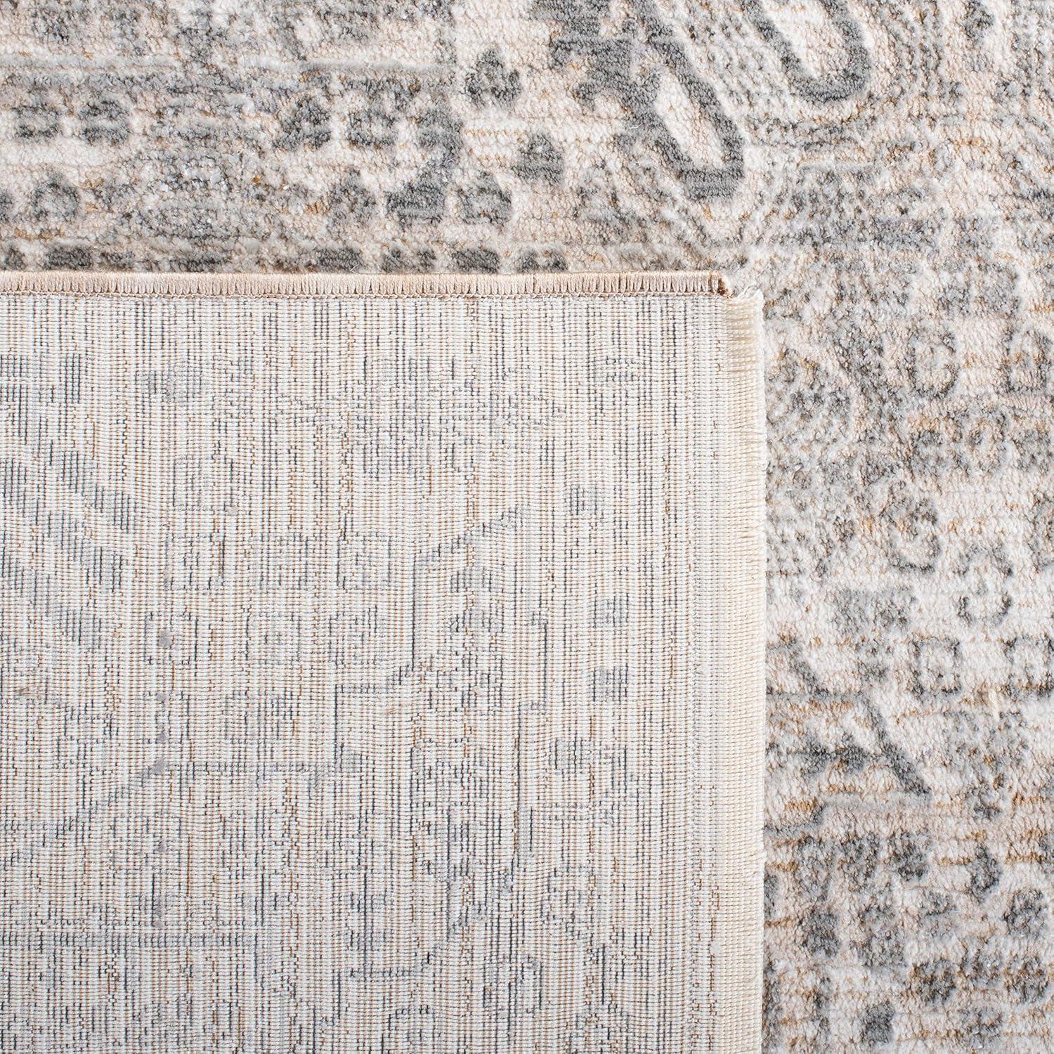 imageMartha Stewart x SAFAVIEH Area Rug Collection 26quot x 4 Light Grey ampamp Beige NonShedding ampamp Easy Cleaning Ideal for Living Room Bedroom Office Accent Space MSR8989BLight GreyBeige