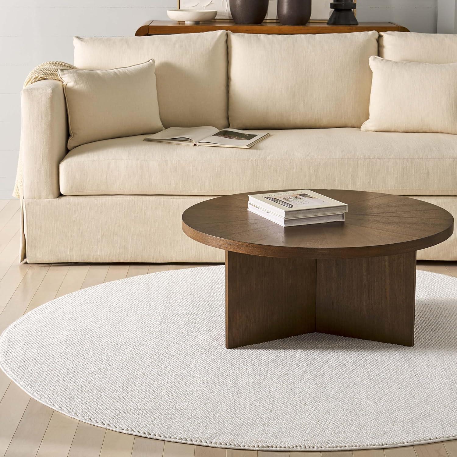 imageMartha Stewart x SAFAVIEH Area Rug Collection 5 x 8 Beige NonShedding ampamp Easy Cleaning Ideal for Living Room Bedroom Office Dining Space MSR920BIvory