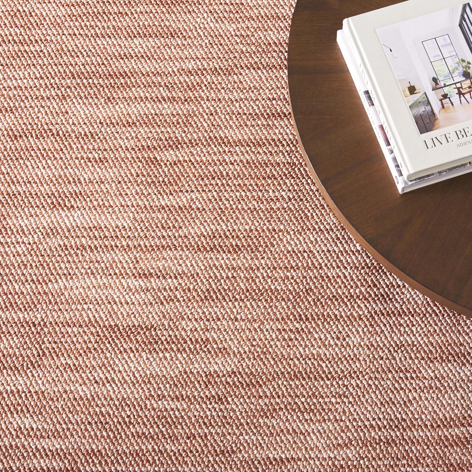 imageMartha Stewart x SAFAVIEH Area Rug Collection 5 x 8 Beige NonShedding ampamp Easy Cleaning Ideal for Living Room Bedroom Office Dining Space MSR920BRust