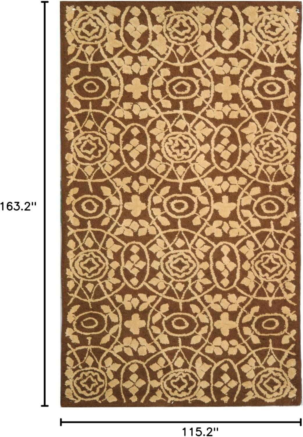 imageMartha Stewart x SAFAVIEH Area Rug Collection 79quot x 99quot Aloe Green HandHooked Cotton Ideal for Living Room Bedroom Dining Space MSR1214BGarden Row