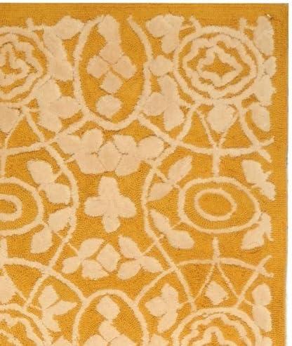 imageMartha Stewart x SAFAVIEH Area Rug Collection 79quot x 99quot Aloe Green HandHooked Cotton Ideal for Living Room Bedroom Dining Space MSR1214BGarden Row