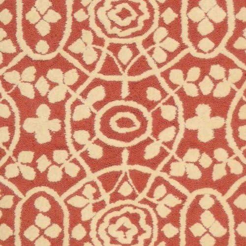 imageMartha Stewart x SAFAVIEH Area Rug Collection 79quot x 99quot Aloe Green HandHooked Cotton Ideal for Living Room Bedroom Dining Space MSR1214BTea Rose