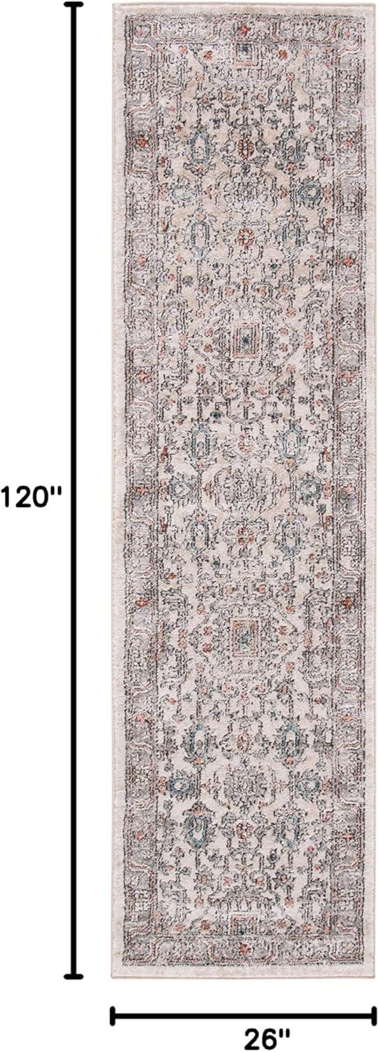 imageMartha Stewart x SAFAVIEH Area Rug Collection 8 x 10 Light Blue ampamp Ivory NonShedding ampamp Easy Cleaning Ideal for Living Room Bedroom Office Dining Space MSR877MGreyIvory