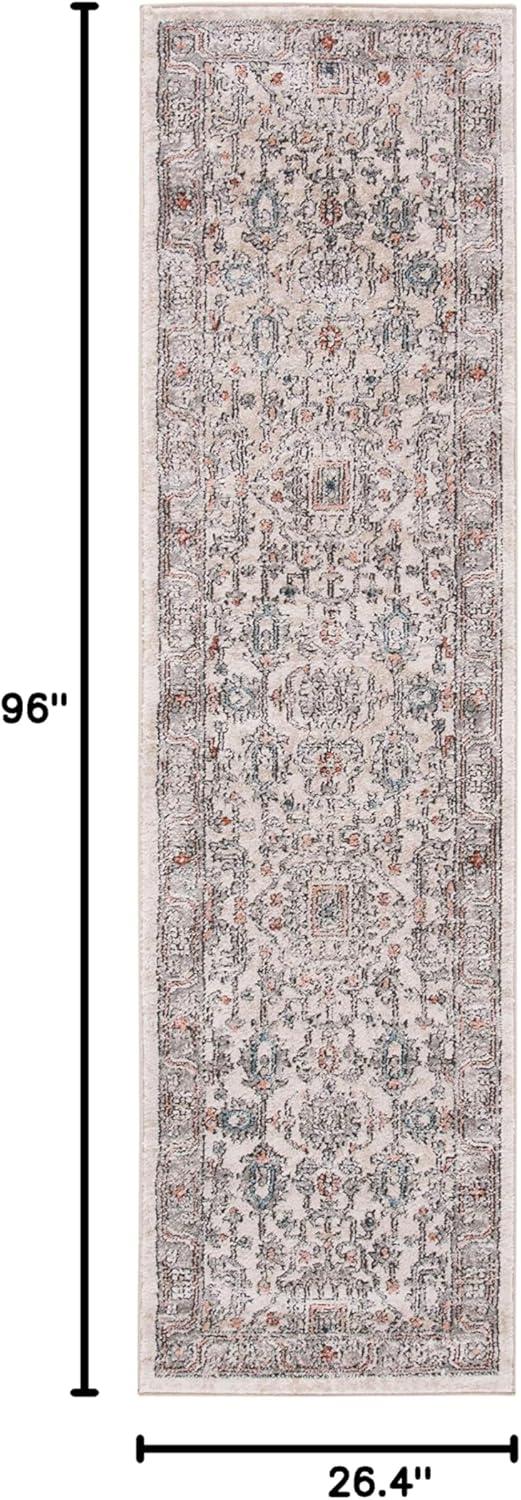 imageMartha Stewart x SAFAVIEH Area Rug Collection 8 x 10 Light Blue ampamp Ivory NonShedding ampamp Easy Cleaning Ideal for Living Room Bedroom Office Dining Space MSR877MGreyIvory