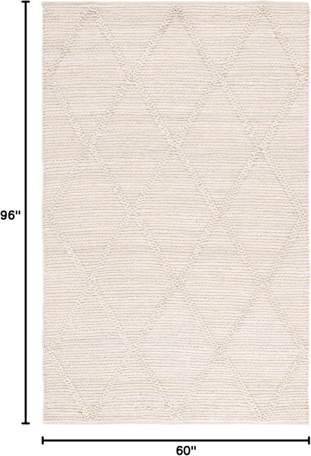 imageMartha Stewart x SAFAVIEH Area Rug Collection 8 x 10 Natural Brown Handmade Jute Farmhouse Style Ideal for Living Room Bedroom Dining Space MSR9553ANatural