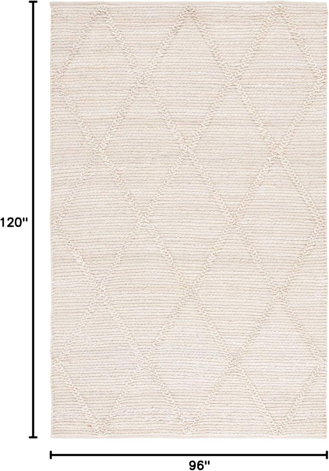 imageMartha Stewart x SAFAVIEH Area Rug Collection 8 x 10 Natural Brown Handmade Jute Farmhouse Style Ideal for Living Room Bedroom Dining Space MSR9553ANatural