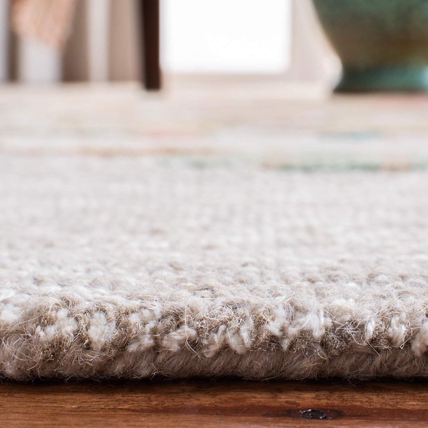 imageMartha Stewart x SAFAVIEH Area Rug Collection 8 x 10 Persimmon Red Handmade Wool ampamp Viscose Ideal for Living Room Bedroom Office Dining Space MSR3611APersimmon Red