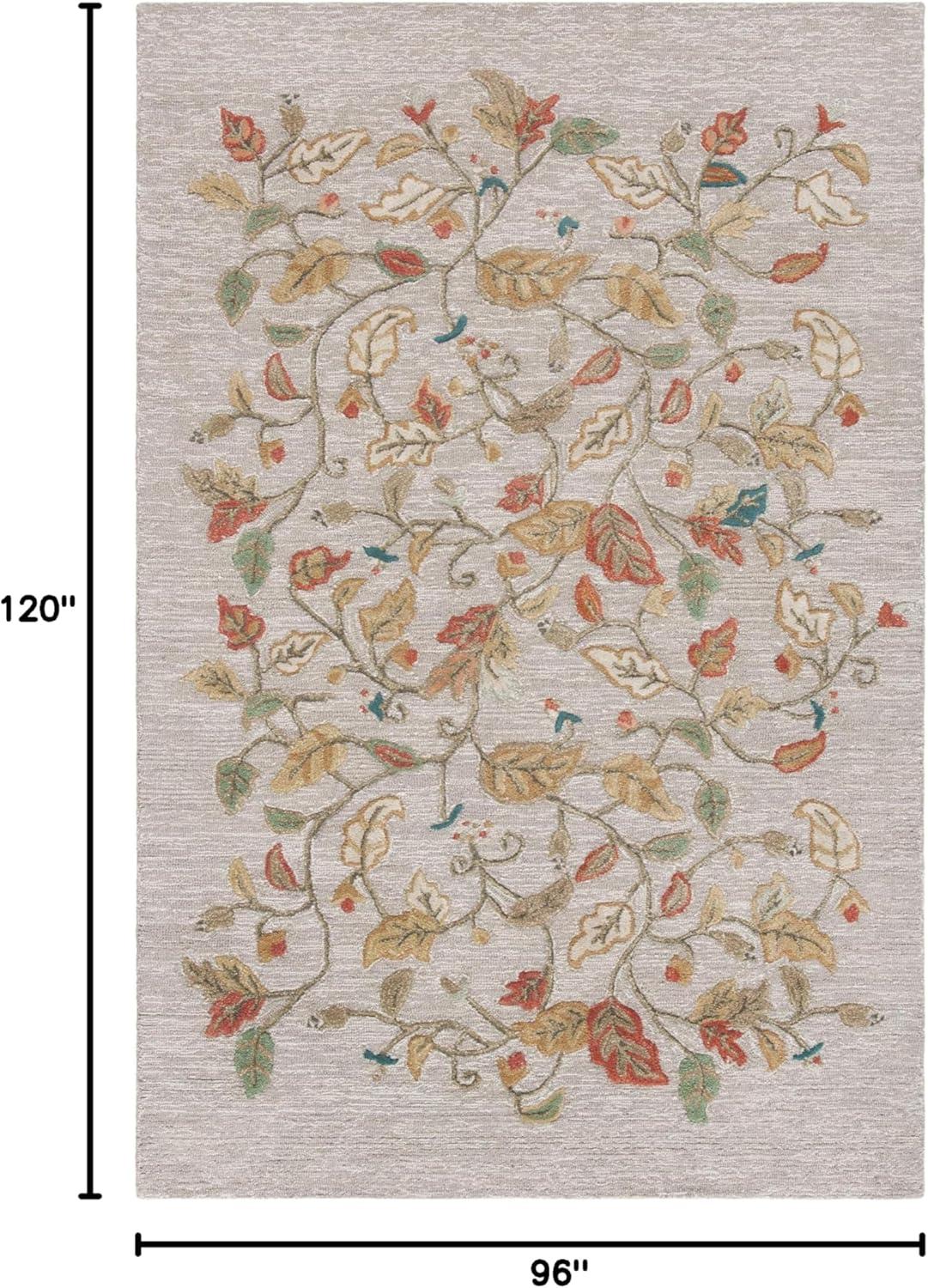 imageMartha Stewart x SAFAVIEH Area Rug Collection 8 x 10 Persimmon Red Handmade Wool ampamp Viscose Ideal for Living Room Bedroom Office Dining Space MSR3611APersimmon Red