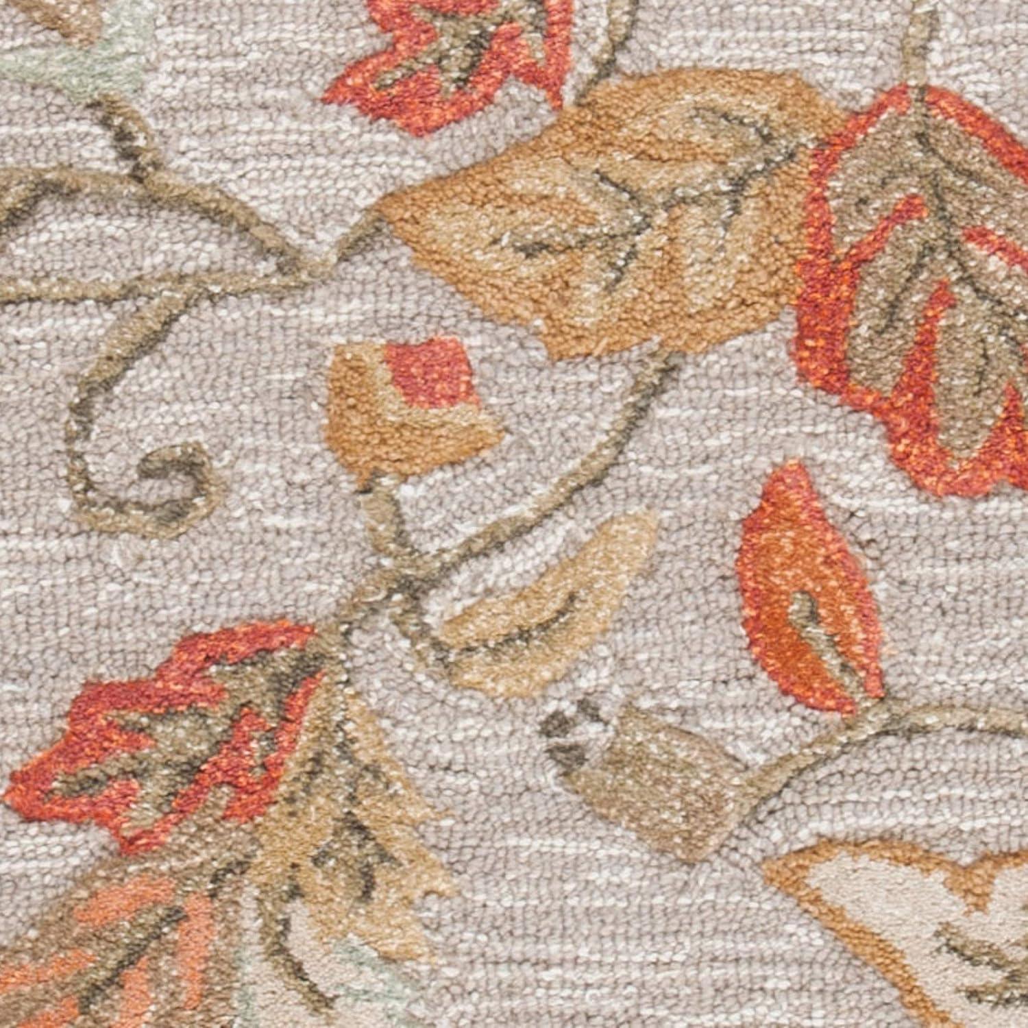 imageMartha Stewart x SAFAVIEH Area Rug Collection 8 x 10 Persimmon Red Handmade Wool ampamp Viscose Ideal for Living Room Bedroom Office Dining Space MSR3611APersimmon Red