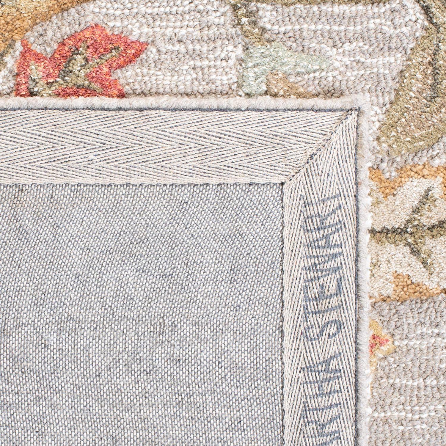 imageMartha Stewart x SAFAVIEH Area Rug Collection 8 x 10 Persimmon Red Handmade Wool ampamp Viscose Ideal for Living Room Bedroom Office Dining Space MSR3611APersimmon Red