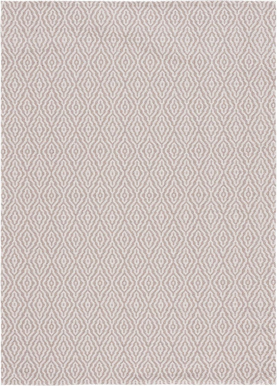 imageMartha Stewart x SAFAVIEH Area Rug Collection 9 x 12 Taupe ampamp Cream Cotton Ideal for Living Room Bedroom Office Dining Space MSR484ETaupeCream