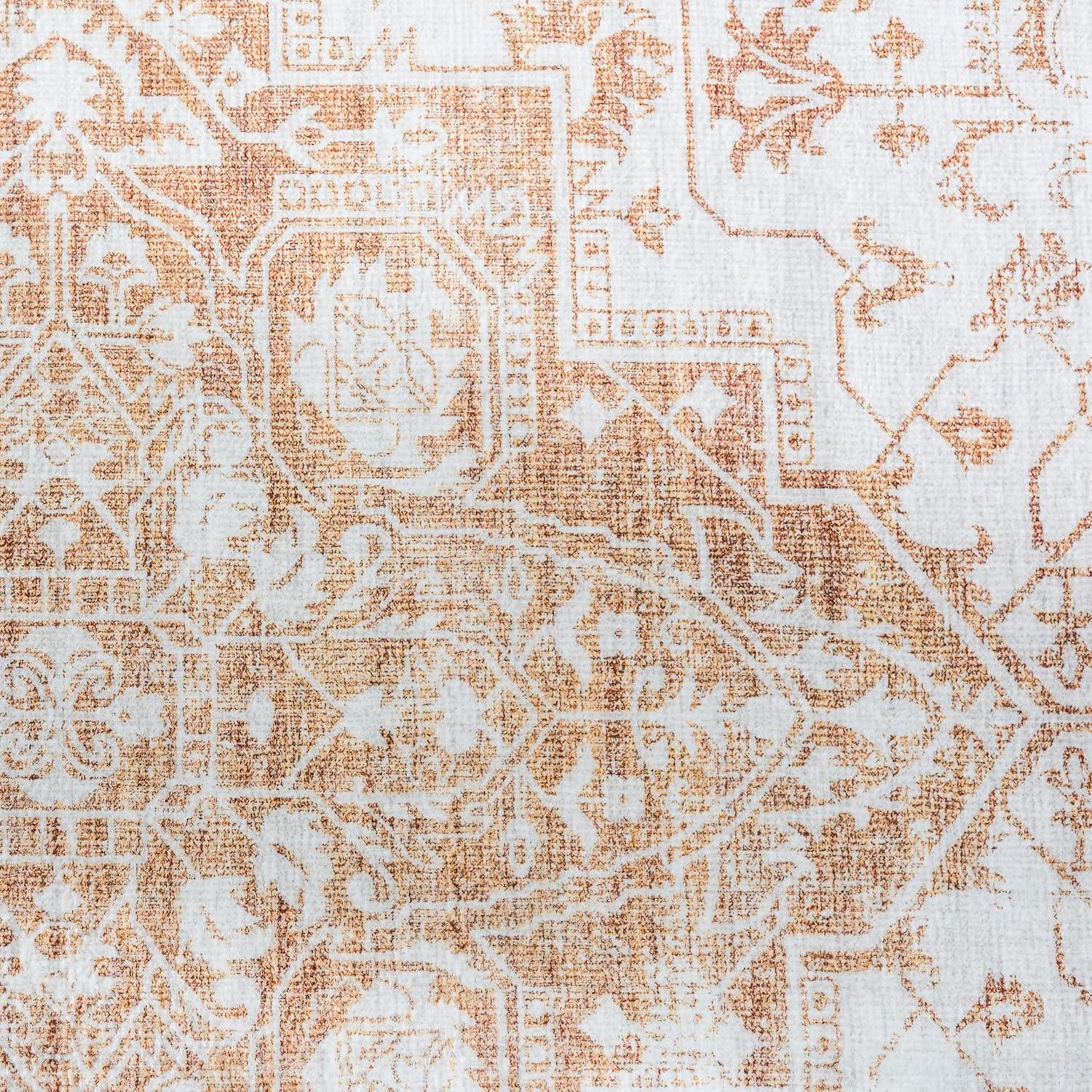 imageMartha Stewart x SAFAVIEH Machine Washable Area Rug Collection 5 x 8 Beige ampamp Gold Slip Resistant ampamp Easy Cleaning Ideal for Ideal for Living Room Bedroom Dining Space MSRW127BBeigeGold