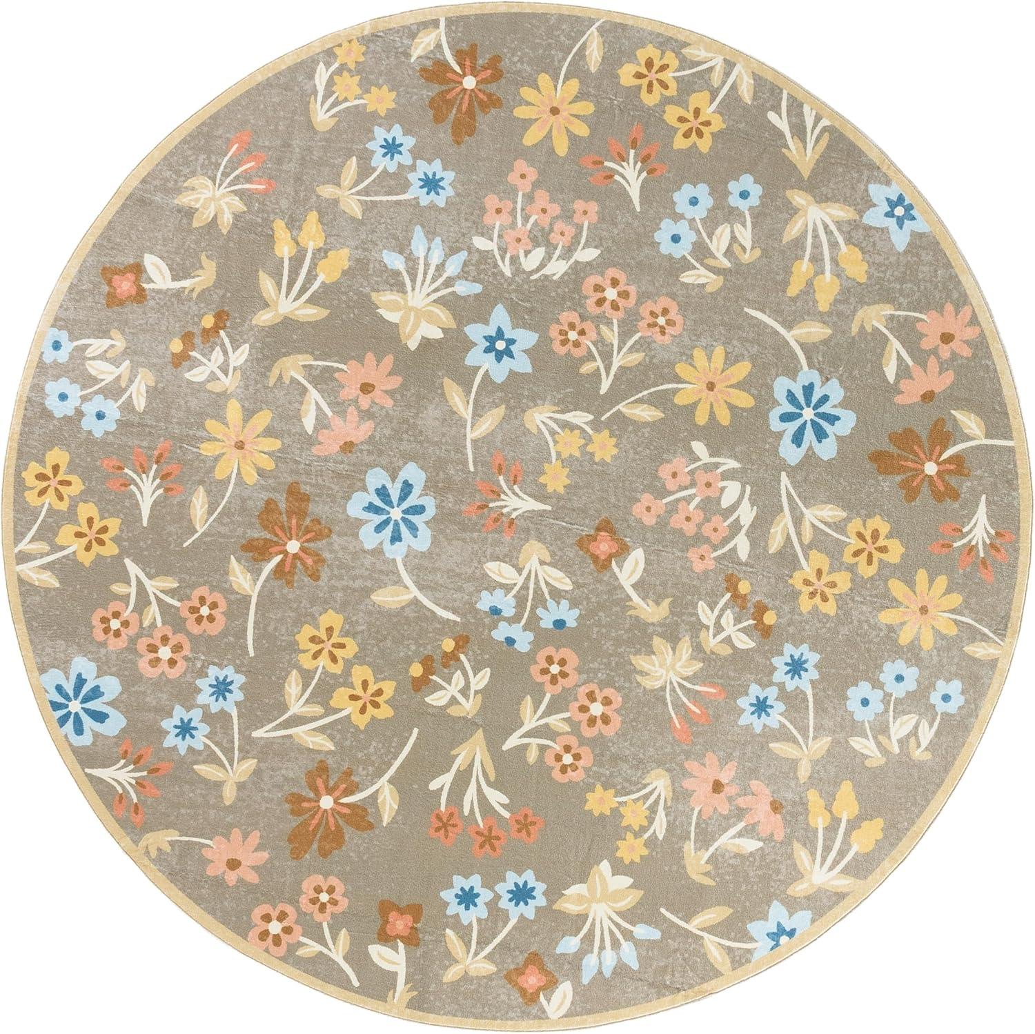 imageMartha Stewart x SAFAVIEH Machine Washable Area Rug Collection 5 x 8 Dark Beige ampamp Light Blue Slip Resistant ampamp Easy Cleaning Ideal for Ideal for Living Room Bedroom Dining Space MSRW187CDark BeigeLight Blue