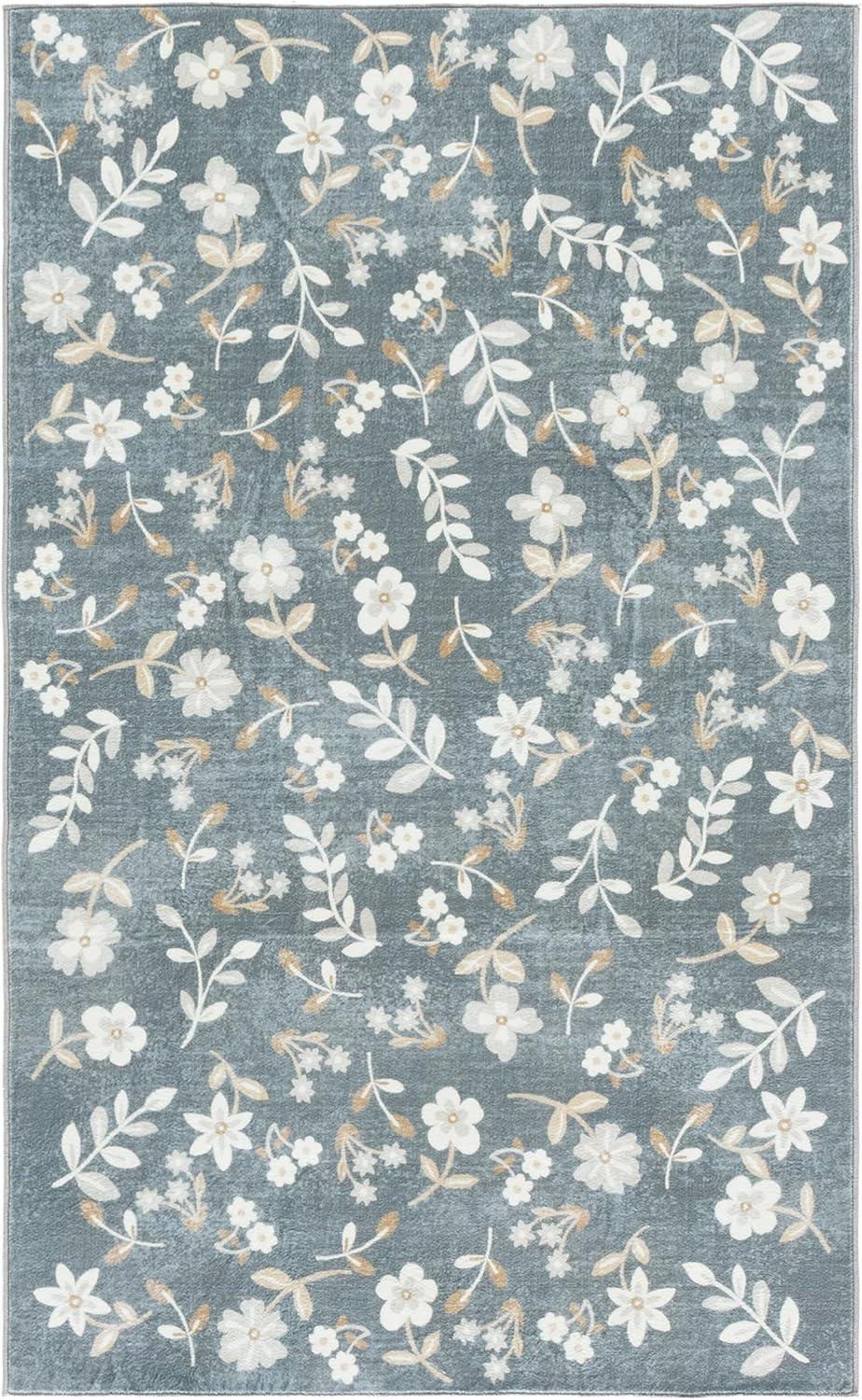 imageMartha Stewart x SAFAVIEH Machine Washable Area Rug Collection 5 x 8 Dark Grey ampamp Beige Slip Resistant ampamp Easy Cleaning Ideal for Ideal for Living Room Bedroom Dining Space MSRW197GDark GreyBeige