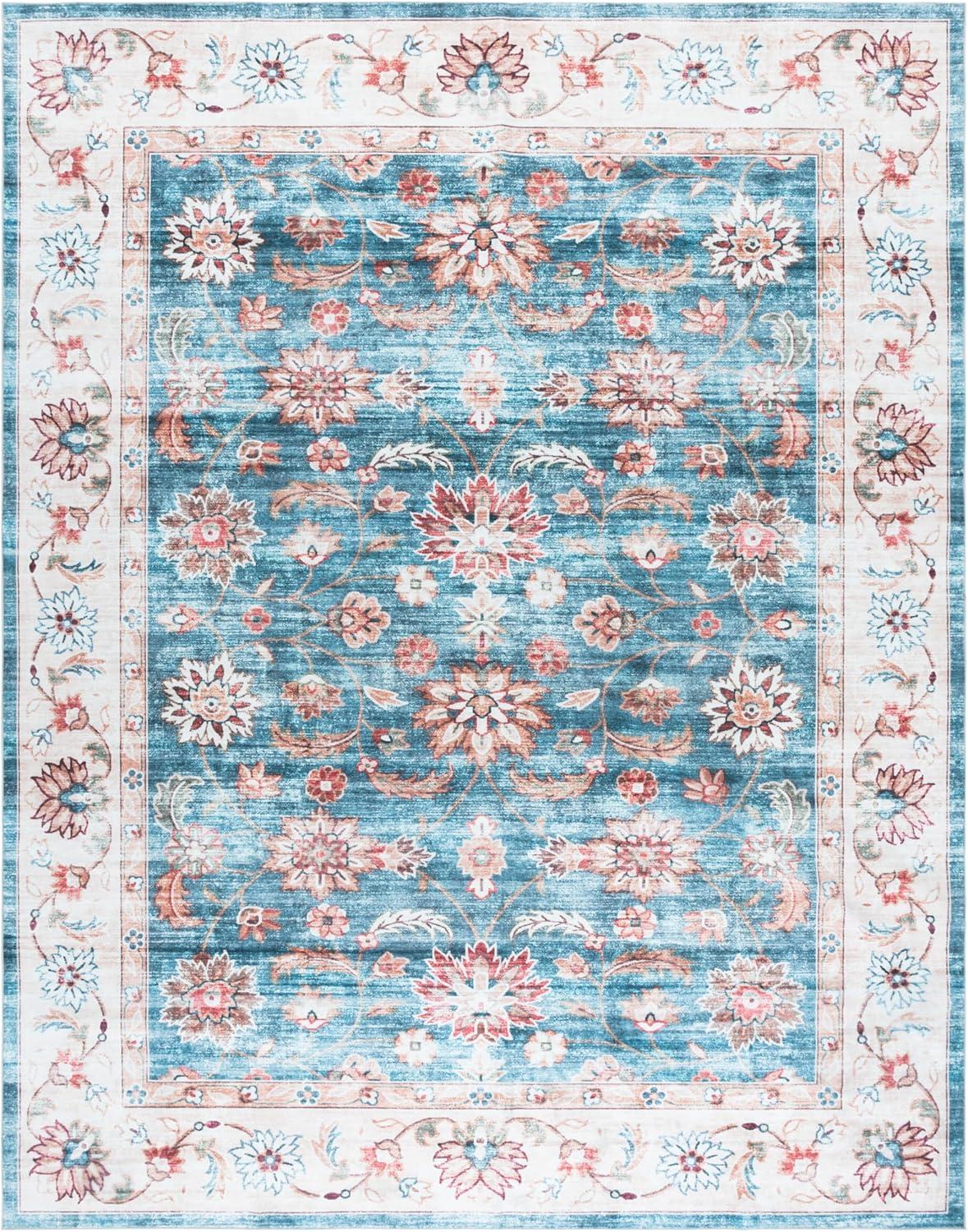 imageMartha Stewart x SAFAVIEH Machine Washable Area Rug Collection 5 x 8 Green ampamp Beige Slip Resistant ampamp Easy Cleaning Ideal for Ideal for Living Room Bedroom Dining Space MSRW112YGreenBeige