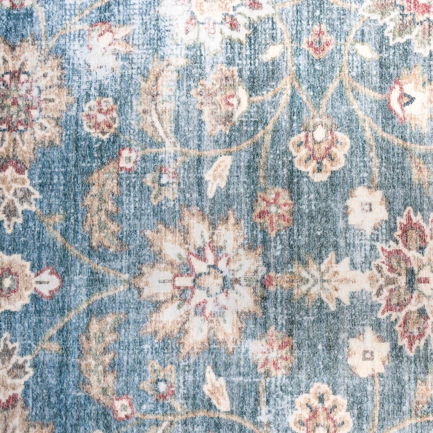 imageMartha Stewart x SAFAVIEH Machine Washable Area Rug Collection 5 x 8 Green ampamp Beige Slip Resistant ampamp Easy Cleaning Ideal for Ideal for Living Room Bedroom Dining Space MSRW112YGreenBeige