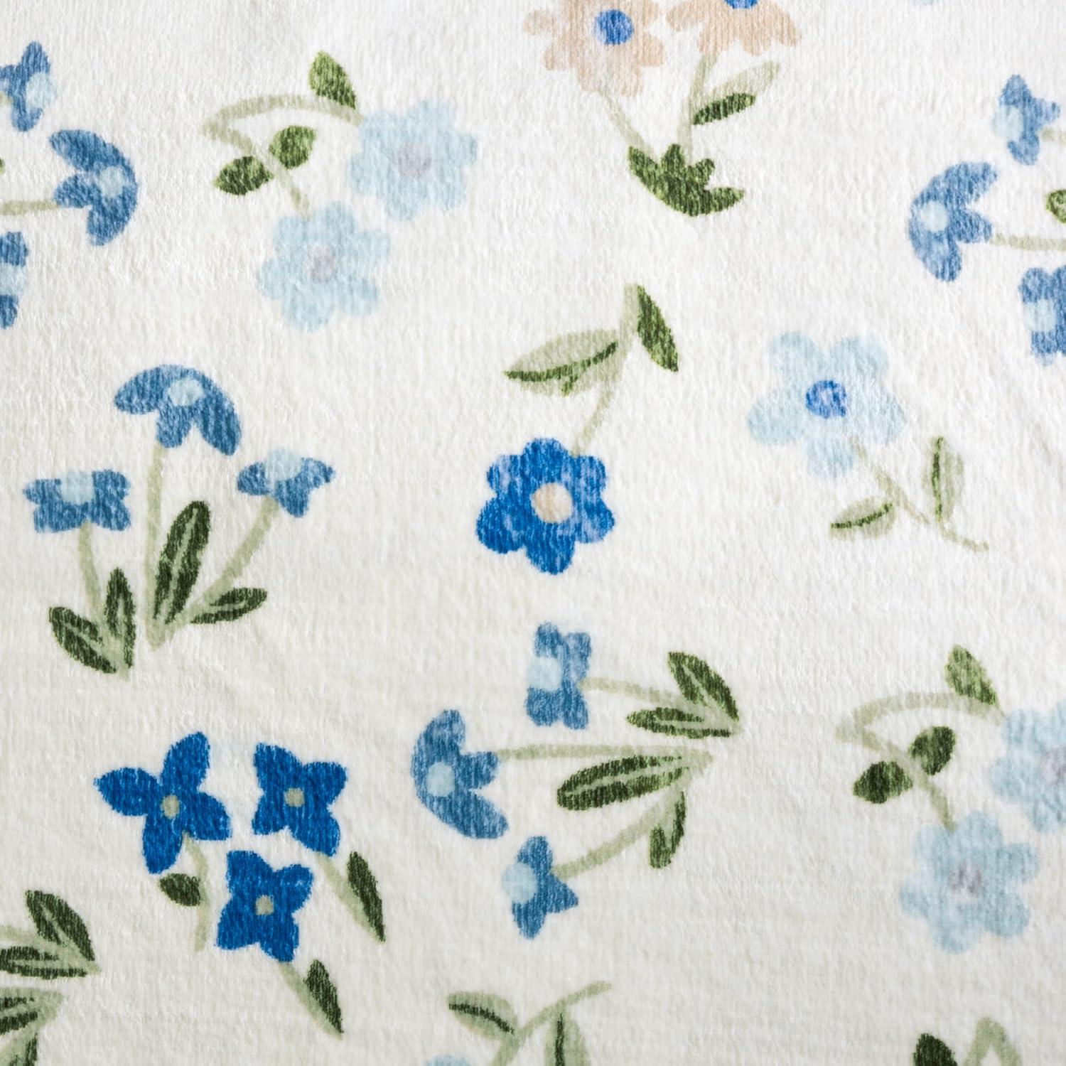 imageMartha Stewart x SAFAVIEH Machine Washable Area Rug Collection 5 x 8 Ivory ampamp Light Blue Slip Resistant ampamp Easy Cleaning Ideal for Ideal for Living Room Bedroom Dining Space MSRW198AIvoryLight Blue