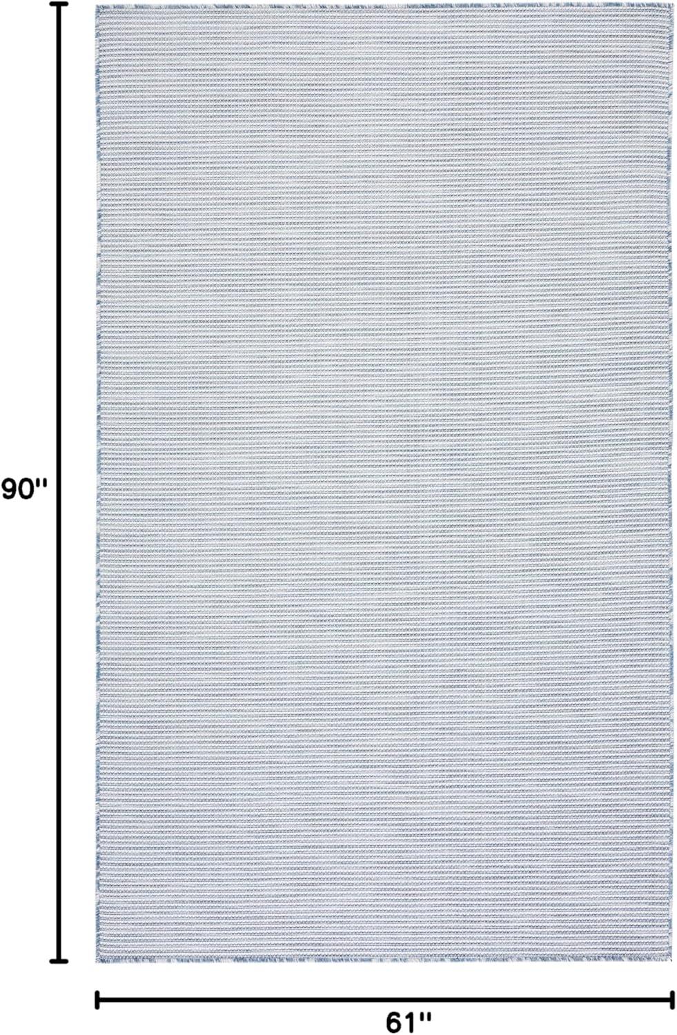 imageMartha Stewart x SAFAVIEH Outdoor Area Rug Collection 65quot Round Navy Weather Resistant ampamp Washable Ideal for Patio Backyard Mudroom Deck Dining Space MSR4490NNavy