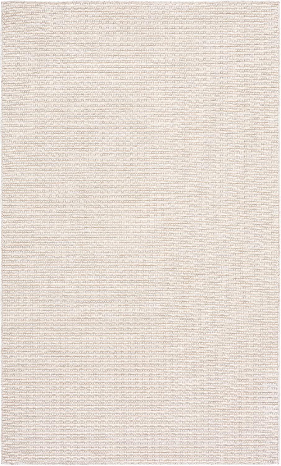 imageMartha Stewart x SAFAVIEH Outdoor Area Rug Collection 65quot Round Navy Weather Resistant ampamp Washable Ideal for Patio Backyard Mudroom Deck Dining Space MSR4490NBeige