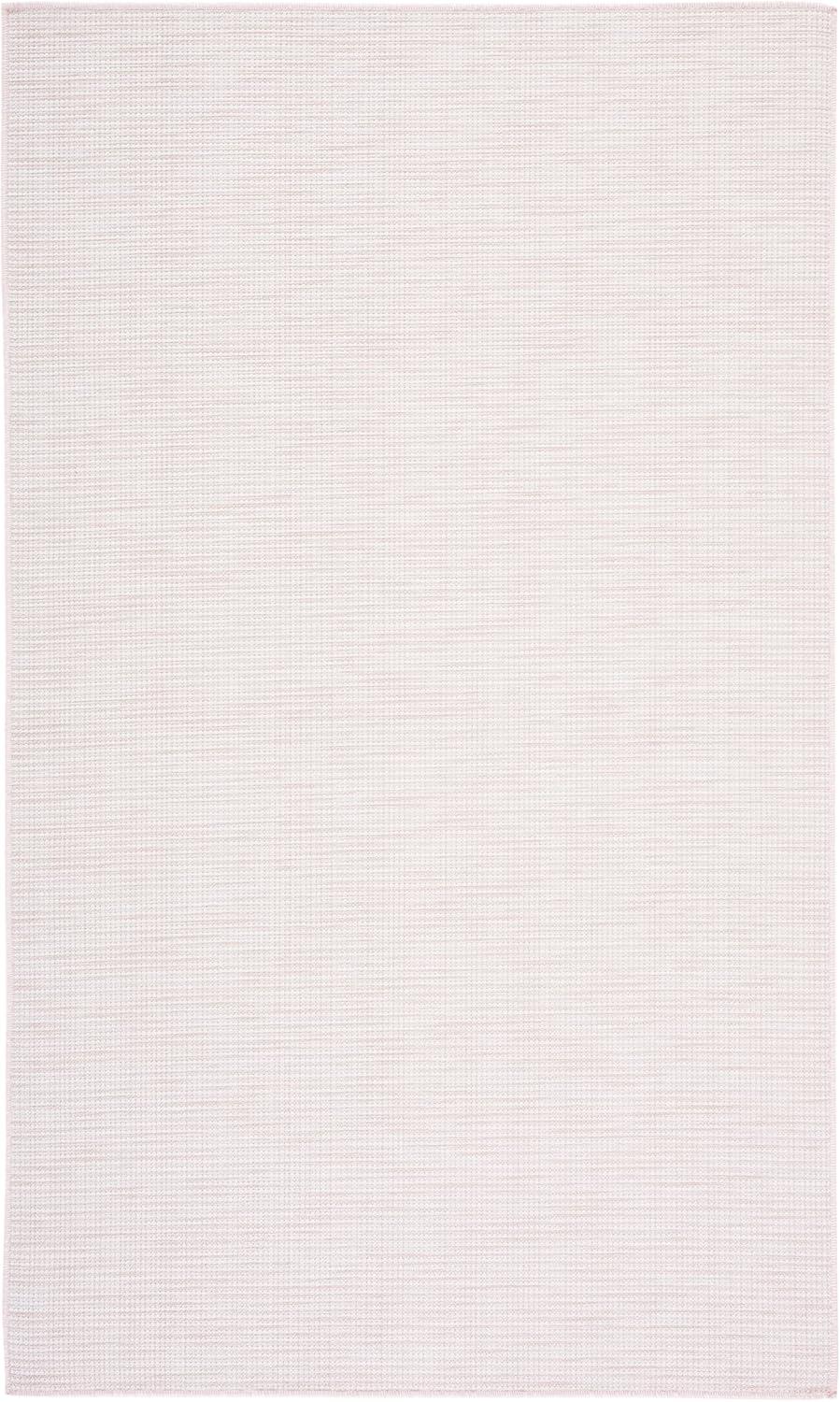 imageMartha Stewart x SAFAVIEH Outdoor Area Rug Collection 65quot Round Navy Weather Resistant ampamp Washable Ideal for Patio Backyard Mudroom Deck Dining Space MSR4490NBeigePink