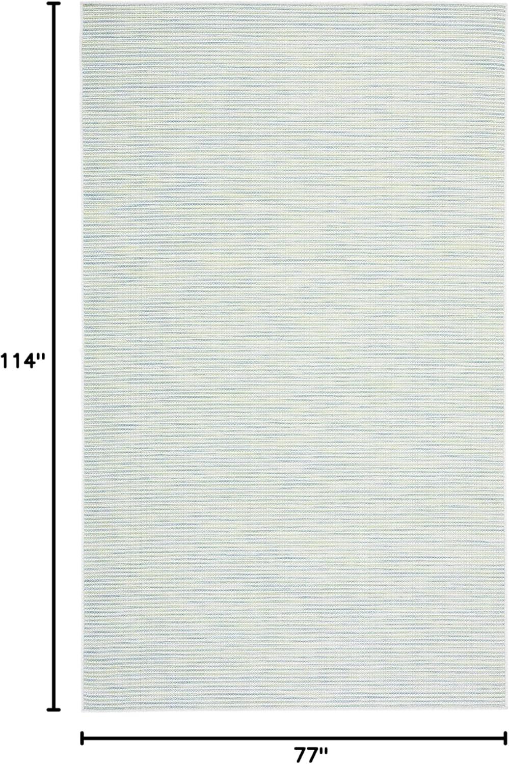 imageMartha Stewart x SAFAVIEH Outdoor Area Rug Collection 65quot Round Navy Weather Resistant ampamp Washable Ideal for Patio Backyard Mudroom Deck Dining Space MSR4490NGreen