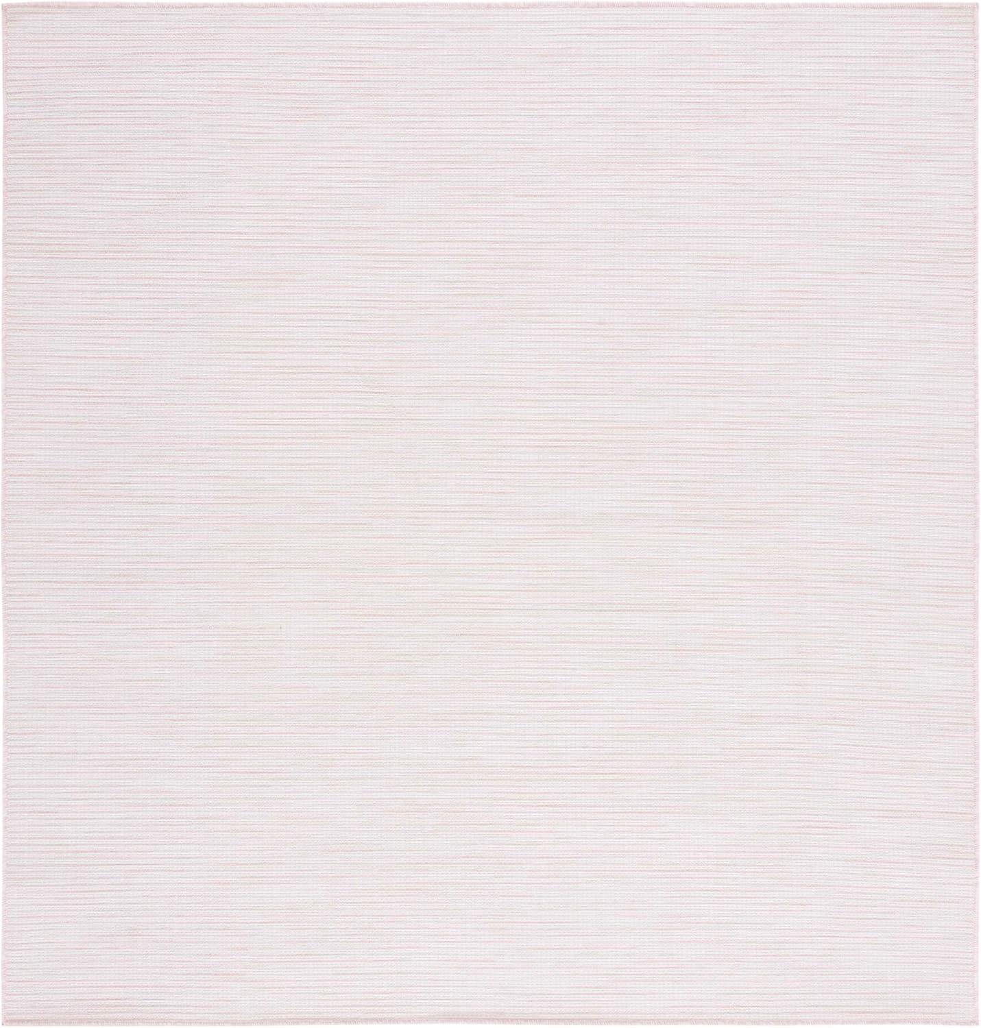 imageMartha Stewart x SAFAVIEH Outdoor Area Rug Collection 65quot Round Navy Weather Resistant ampamp Washable Ideal for Patio Backyard Mudroom Deck Dining Space MSR4490NBeigePink