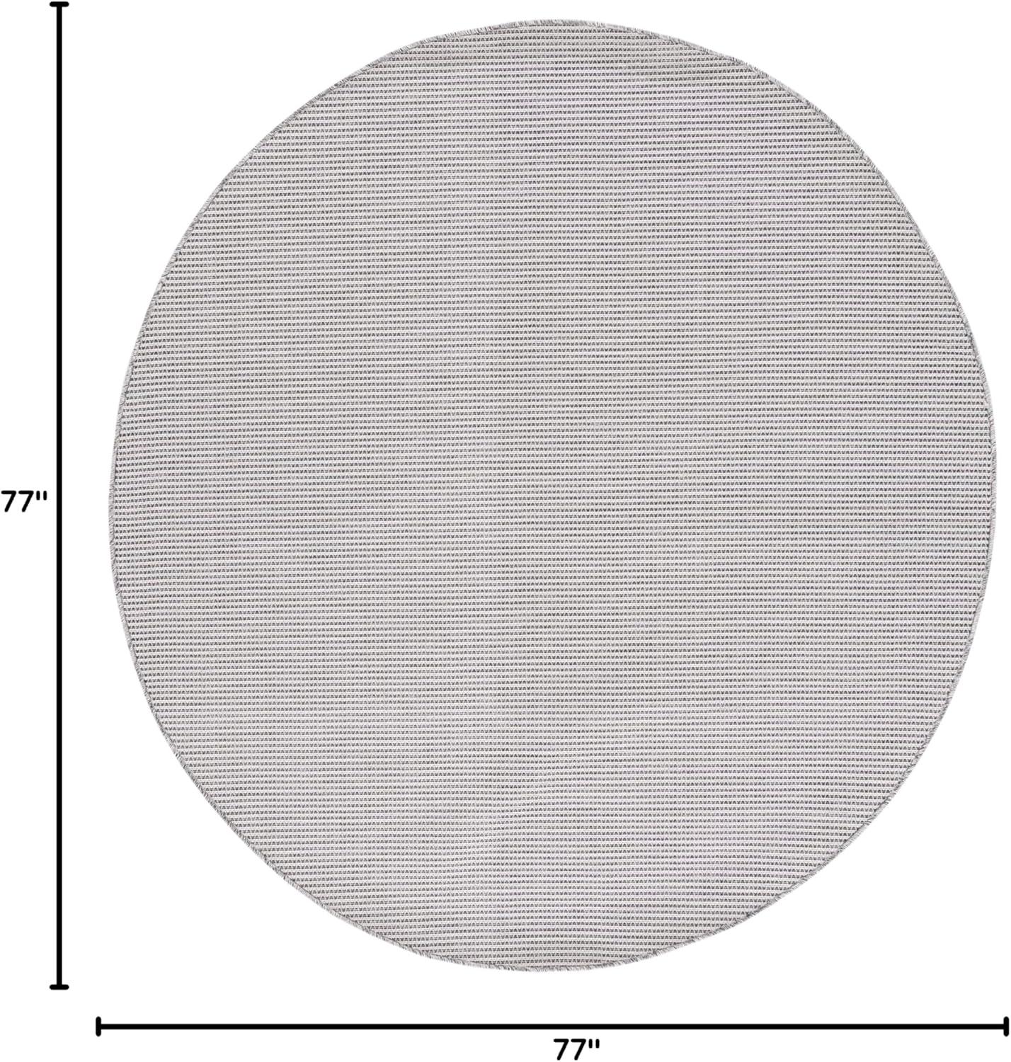 imageMartha Stewart x SAFAVIEH Outdoor Area Rug Collection 65quot Round Navy Weather Resistant ampamp Washable Ideal for Patio Backyard Mudroom Deck Dining Space MSR4490NBeigeBlack