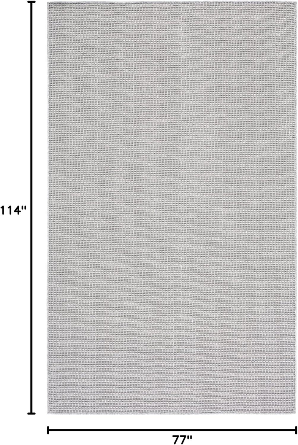 imageMartha Stewart x SAFAVIEH Outdoor Area Rug Collection 65quot Round Navy Weather Resistant ampamp Washable Ideal for Patio Backyard Mudroom Deck Dining Space MSR4490NGrey