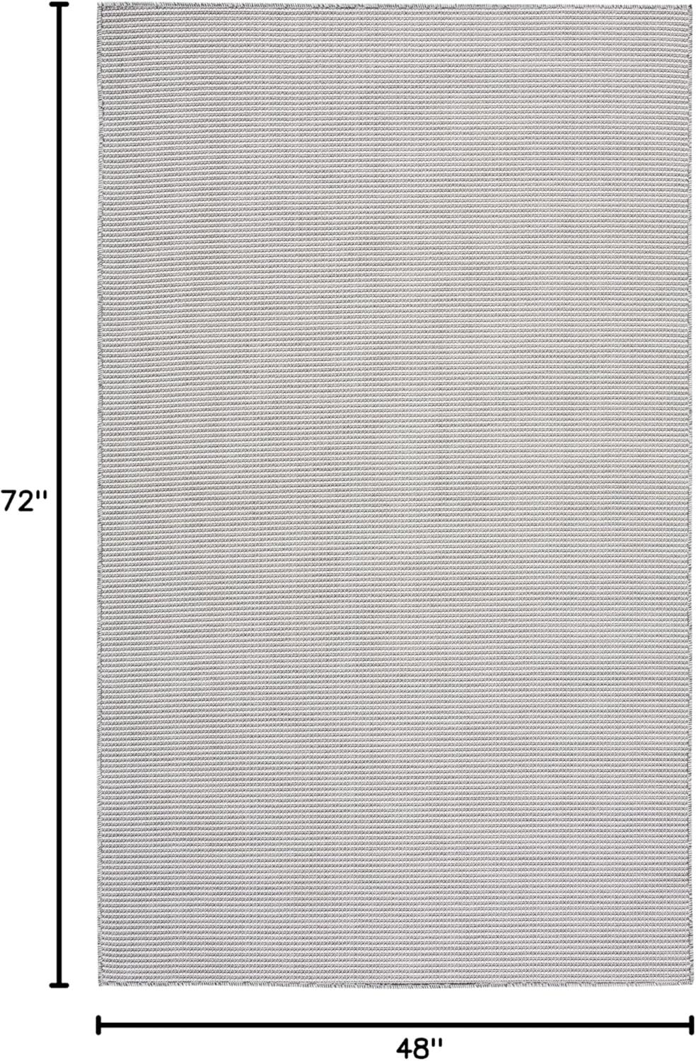 imageMartha Stewart x SAFAVIEH Outdoor Area Rug Collection 65quot Round Navy Weather Resistant ampamp Washable Ideal for Patio Backyard Mudroom Deck Dining Space MSR4490NBeigeBlack